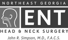 Northeast Georgia ENT, Dr. John R. Simpson logo for print